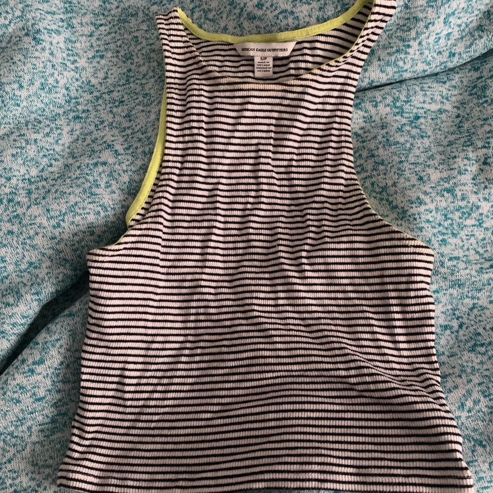 Striped crop top